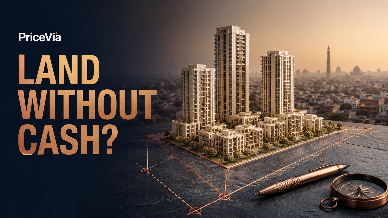 Max Estates’ ₹420 Crore Land Deal Has a Cost That Won’t Show Up as Cash — AI-generated editorial illustration