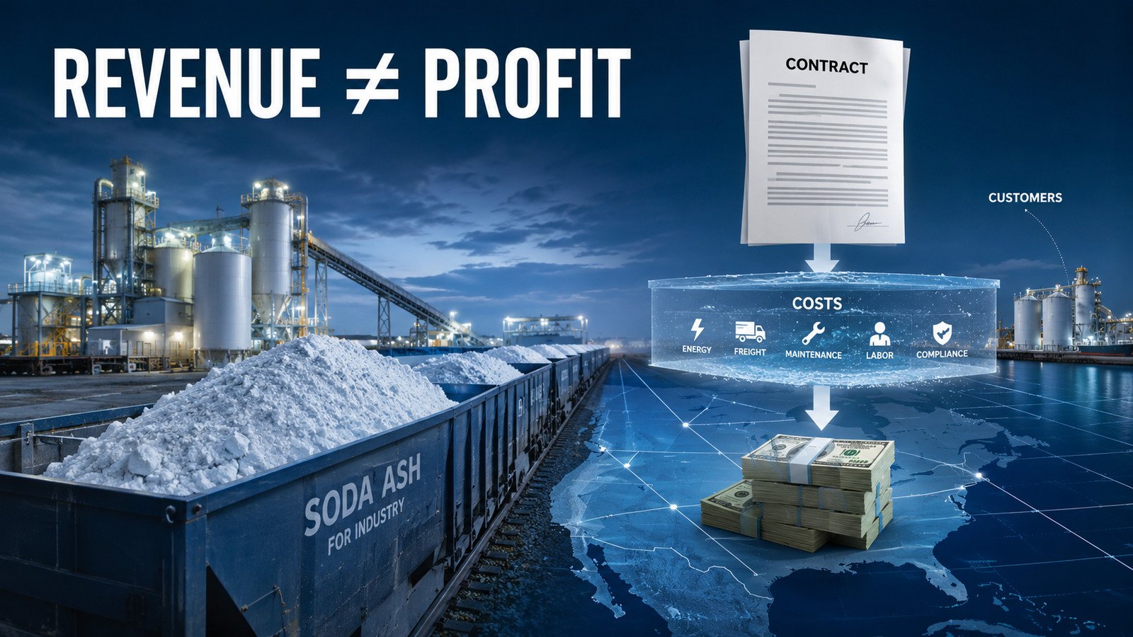 Tata Chemicals Paid $21.16 Million for Contracts Expected to Bring $110 Million — The Missing Number Is Margin — story-specific AI editorial illustration