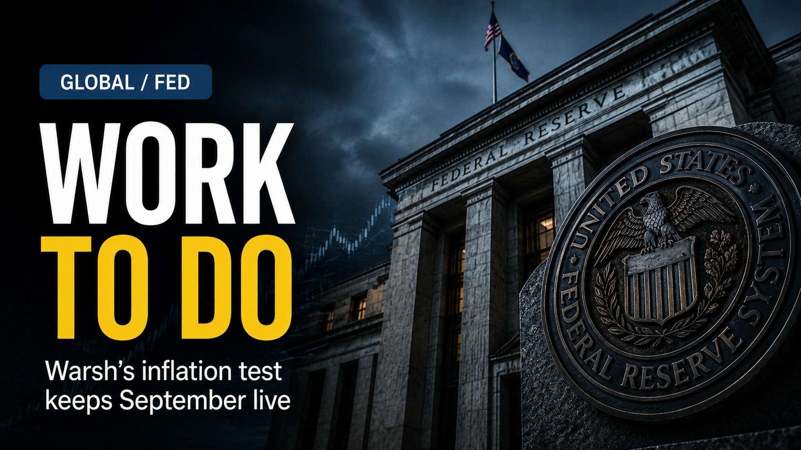 Editorial visual for Warsh Didn’t Promise a Hike — But One Sentence Put September Back in Play