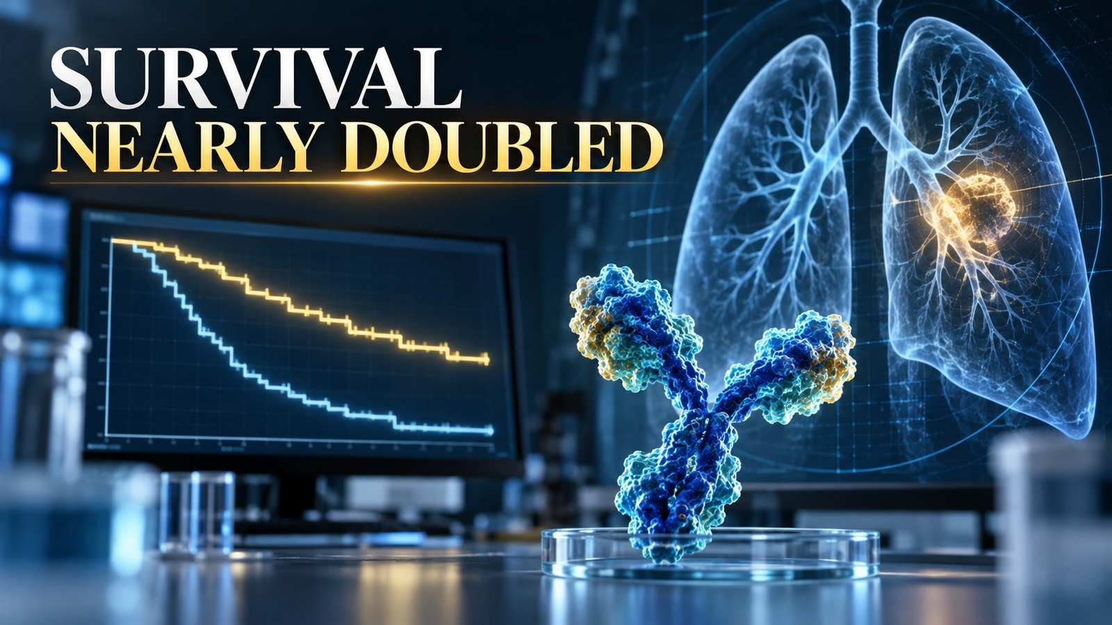 Survival Nearly Doubled