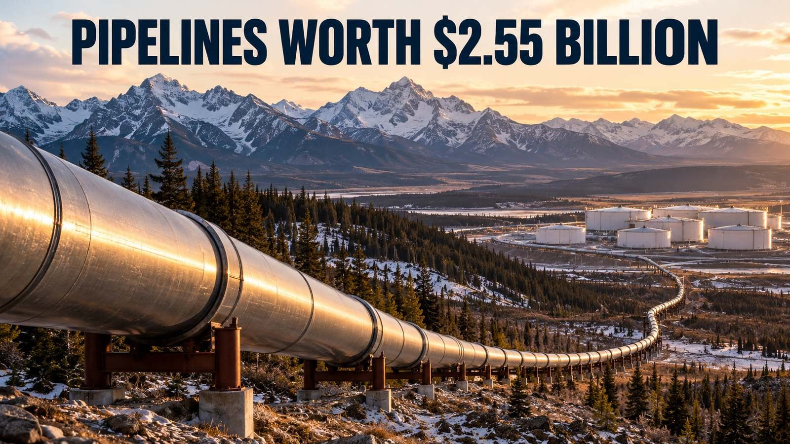 Pipelines Worth $2.55 Billion