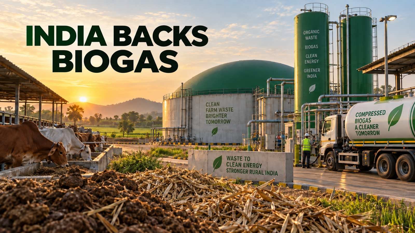 India Backs Biogas