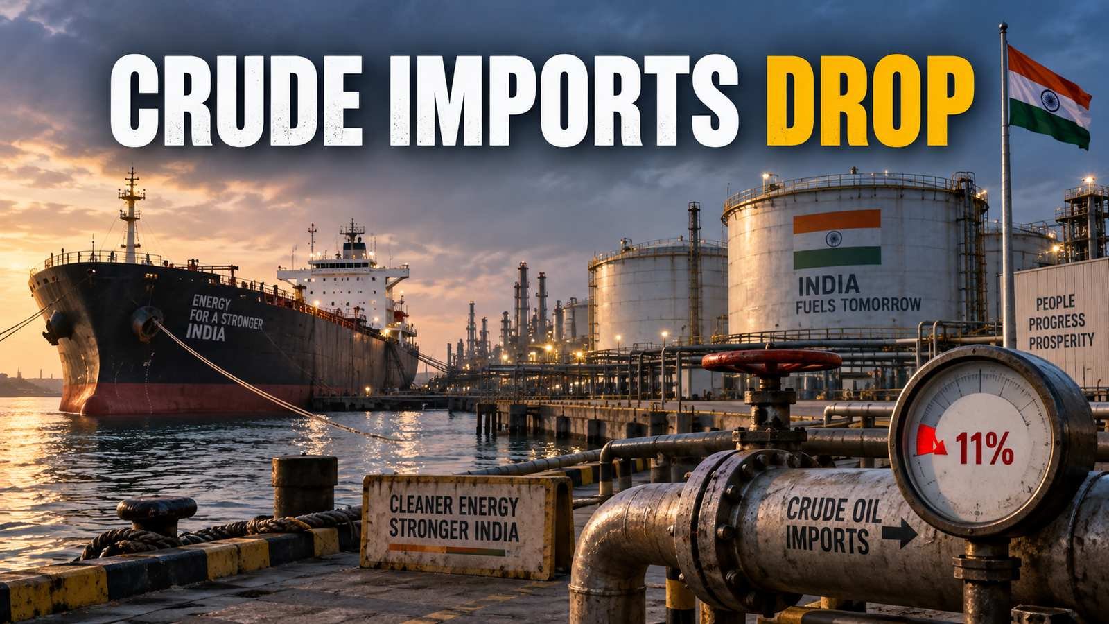 Crude Imports Drop