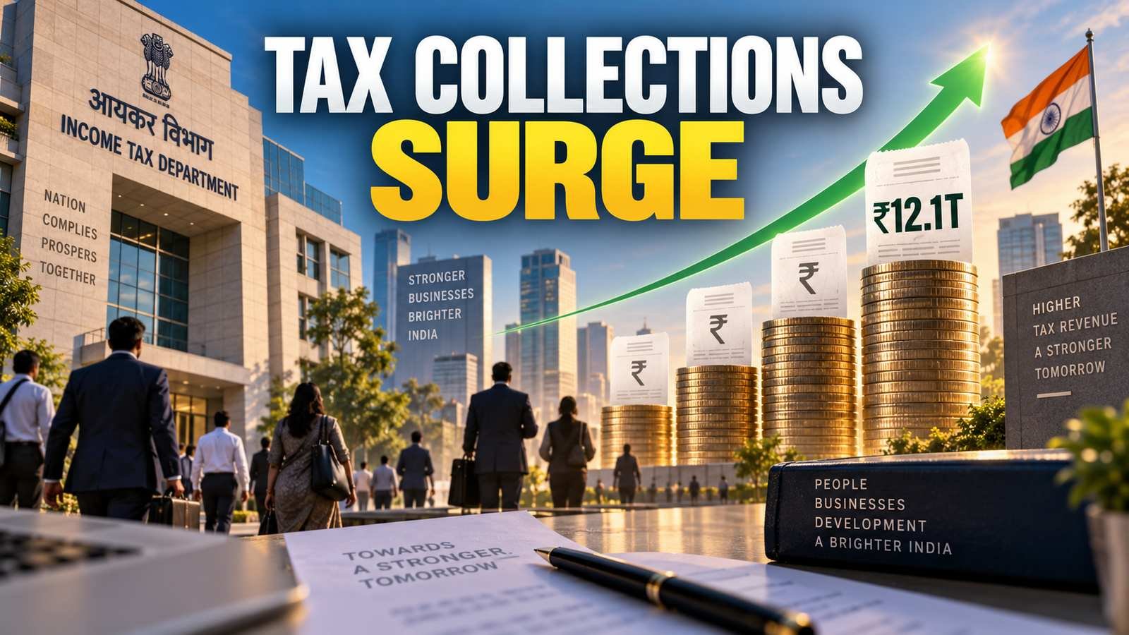 Tax Collections Surge