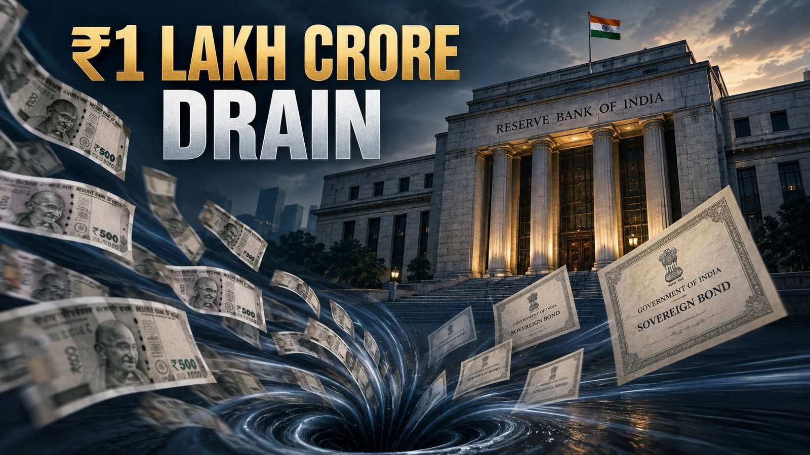 ₹1 Lakh Crore Drain