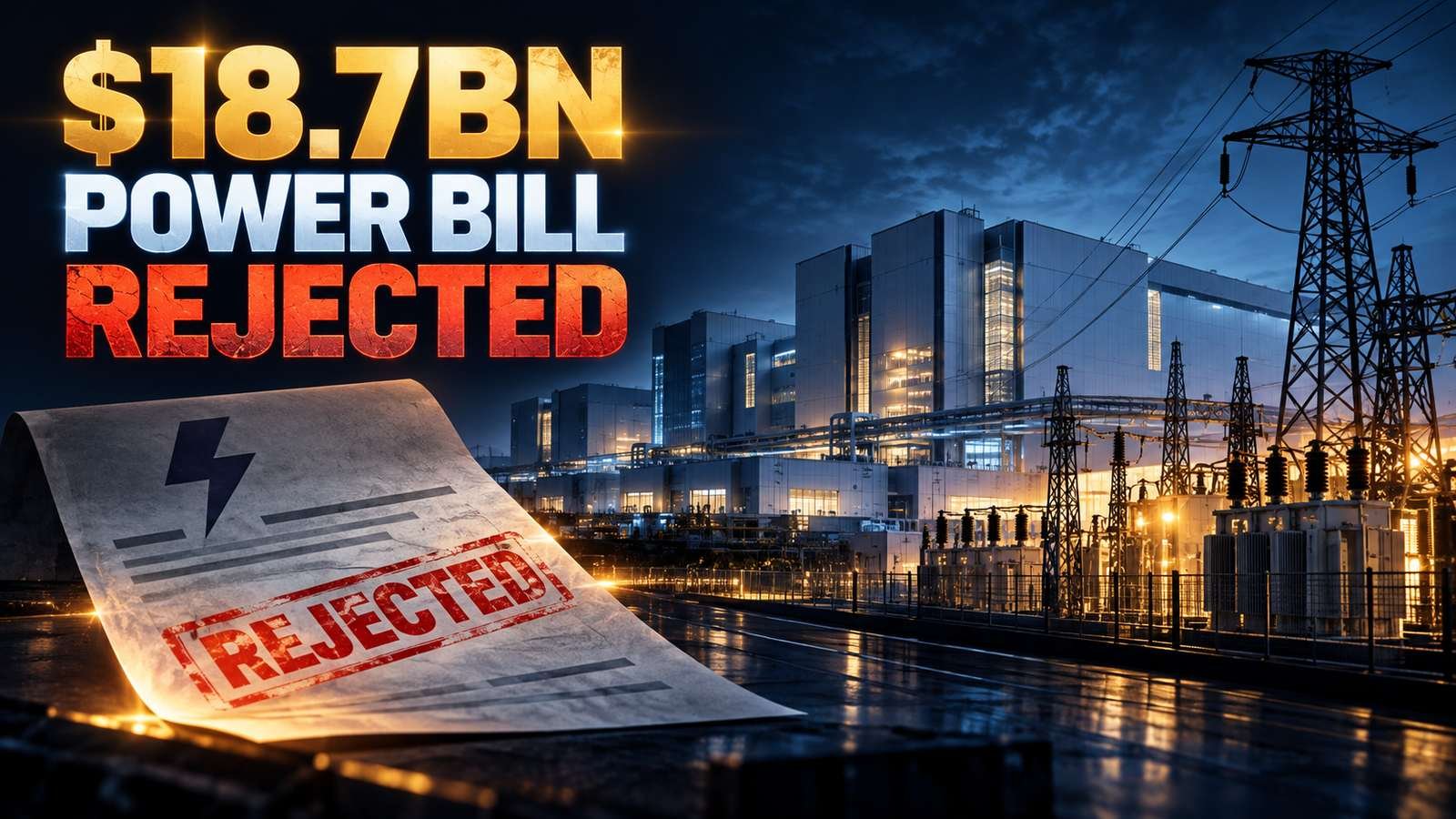 $18.7Bn Power Bill Rejected