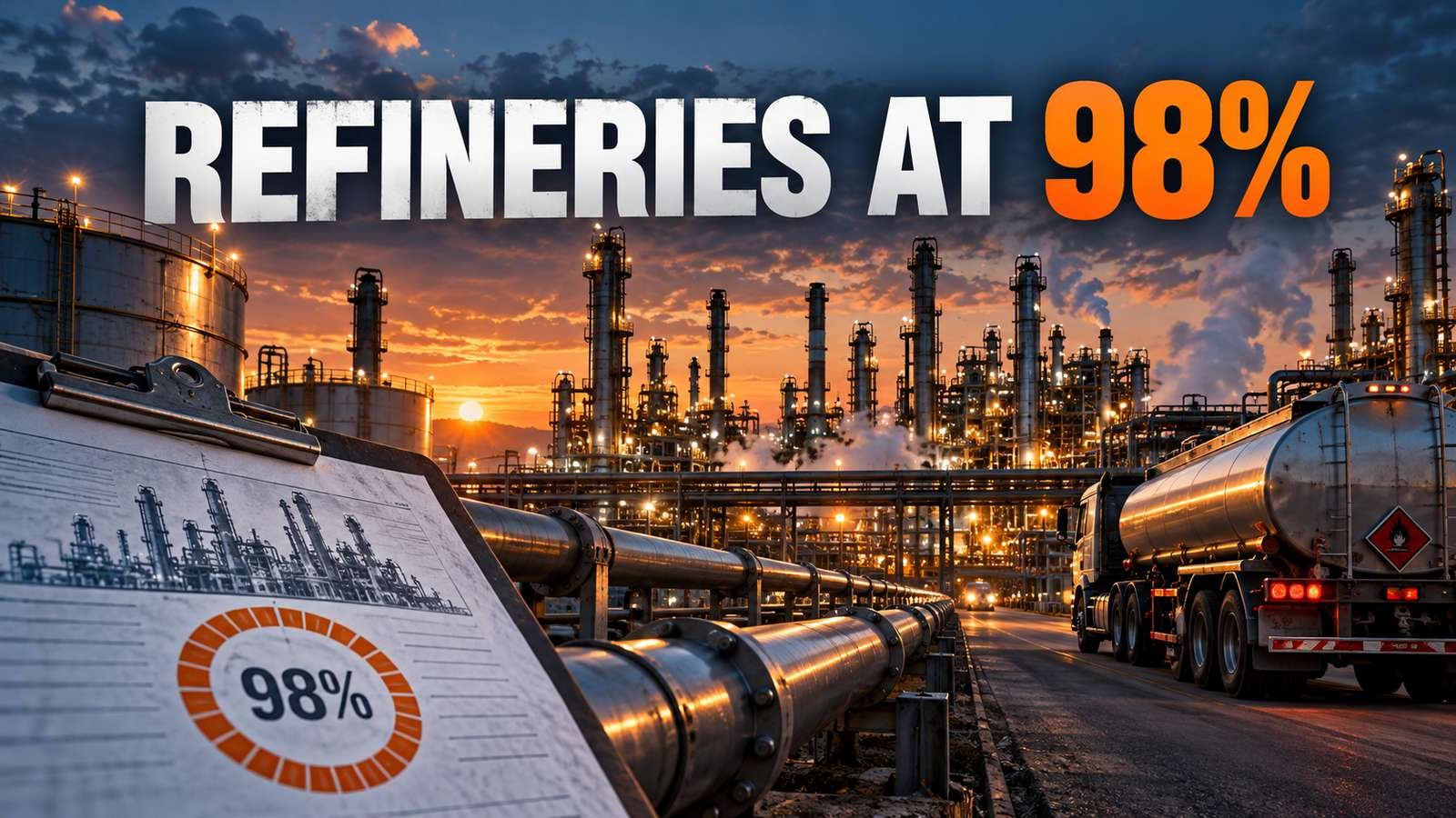Refineries At 98%